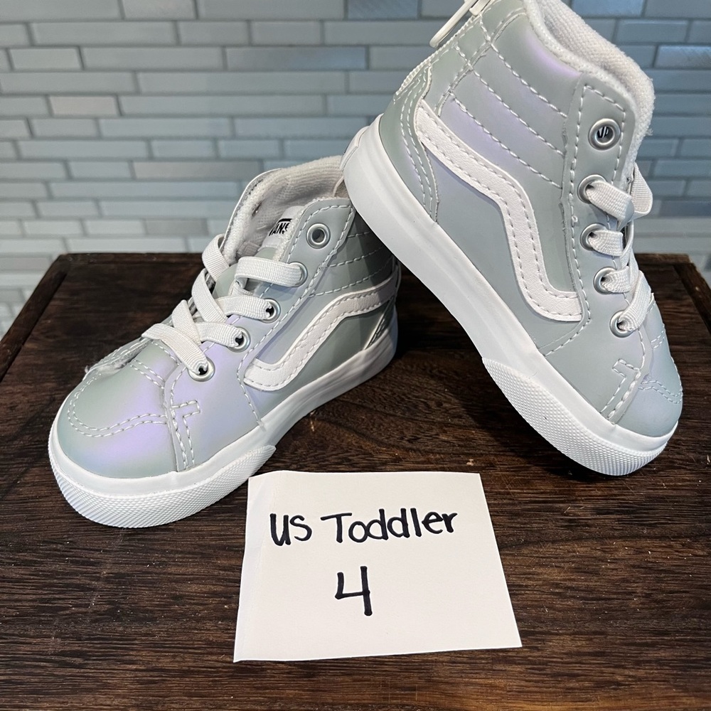 GIRLS' VANS TODDLER FILMORE HI ZIP PRINT SNEAKERS